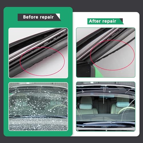 Sumjig 1 peça de reposição de limpador de para-brisa de carro, limpador ABS DIY limpeza limpador de