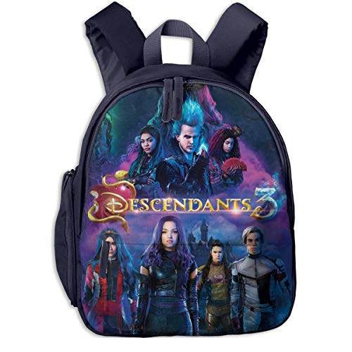 Dfdsf Descendientes 3 Mochila Escolar con Estampado Lindo para niño y niña
