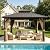 GAZEBEST 10x10 ft Hardtop Gazebo Outdoor Aluminum Patio Gazebo Double Roof Galvanized Steel Canopy with Netting and Curtains for Garden, Backyard,Deck and Lawns