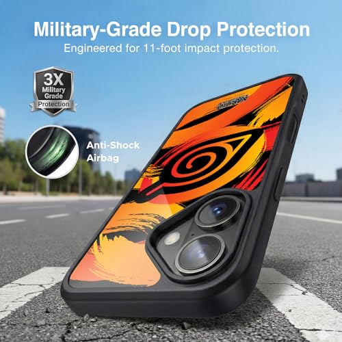 Coque antichoc iPhone 17 Naruto évite les bris d'écran - 3