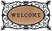 Produktbild Esschert Design Schmutzfangmatte, Fußmatte mit Motiv Welcome in schwarz mit Kokoseinlage, ca. 75 cm x 45 cm