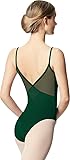 Tegmk Women Camisole Ballet Leotards for Dance Gymnastics Outfits Drawstring, Full Front Lining (FT23936-11-M)