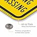 SmartSign 18 x 12 inch “Dead End - Private Road, No Soliciting, No Trespassing” Metal Sign, 63 mil Laminated Rustproof Aluminum, Black and Yellow