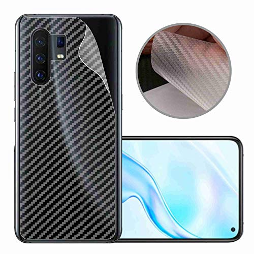 Image of Compatible with Vivo X30 Pro Back Screen Protective Film Carbon Fiber Skin Transparent Screen Guard Sticker