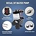 DICMIC 3.0 GPM 12V 55 PSI Revolution Water Pump Compatible with Camper, RV, Shower, Sprayer Replace# 4008-101-A65, 4008-101-E65