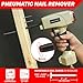 KEENTECH Pneumatic Nail Remover, Fast & Labor-Saving Air Punch Nailer, Denailer Air Gun with Dual Safety Trigger for Straight and Bent Nail, 9-16 Gauge nail remover tool for Wood Workpiece, Pallet