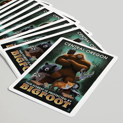 Baraja póker Central Oregon Bigfoot 52 cartas miniatura 5
