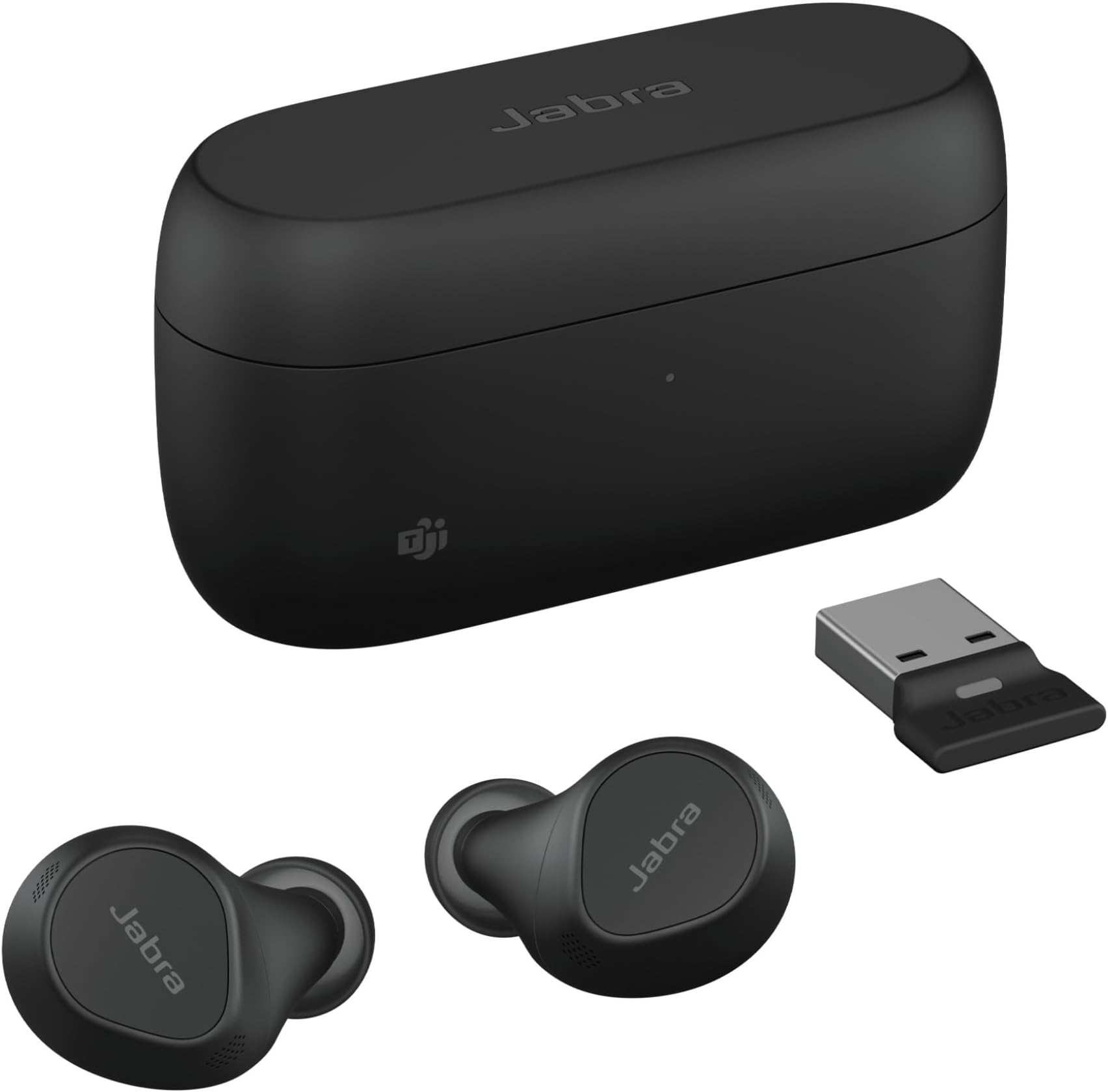 Evolve2 Buds True Wireless In-Ear Bluetooth Earbuds, Active Noise Cancellation (ANC) and 4-mic MultiSensor Voice Technology - Microsoft Teams Certified, works with all other meeting apps - Black