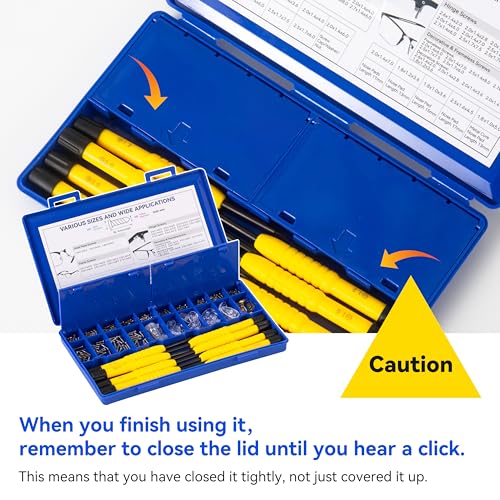 image for HQVOIC Upgraded All-in-One Magnetic Eyeglass Repair Tool Kit with Scre