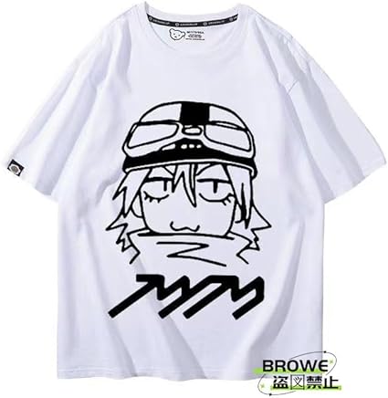 Amazon.co.jp: [ZYNE] フリクリ Flcl Tシャツ 半袖 ティーシャツ 夏服