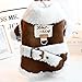 AZA Dog Thick Cotton Costume Pet Brown Jacket Winter Plush Lapel Clothes Cat Cute Warm Belt Coat Outfits for Small Dogs Boy Girl Fall Hoodies (S,Yellow)