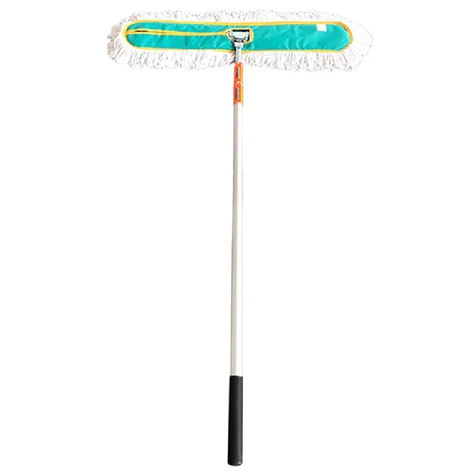 Brosse de nettoyage pour vitres et miroirs avec long balai léger