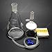 Deschem 1000ml,Suction Filtration Device,200ml Buchner Funnel,1L Erlenmeyer Flask,70mm Filter Paper
