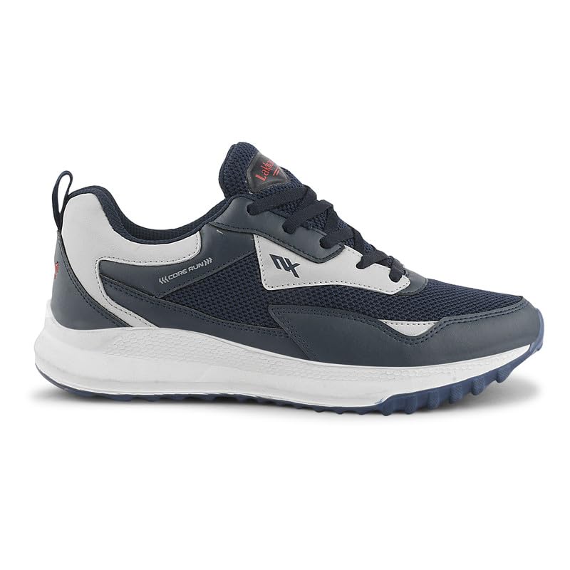 Image of Lakhani aashirwad Men's Sports Shoes | Lightweight Breathable Running Shoes for Men | Flynet Upper, Phylon Sole | Flexible, Comfortable Lace-Up Athletic Shoes