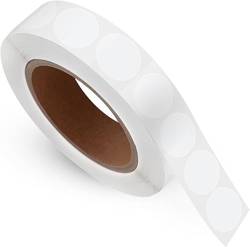 1800 calcomanías circulares transparentes de 1 pulgada, redondas, transparentes, paquete transparente, sobre oblea de correo, etiquetas adhesivas