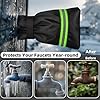 Outdoor Faucet Covers for Winter: Freeze Protection for Outside Hose Bib Spout - Insulation Water Spigot Sock with 9.5" H x 6.7" W - Waterproof Tap Cover Reusable for Garden 2 Pack #4