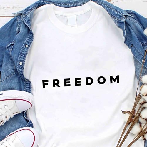 Charlie Kirk Freedom White Shirt4