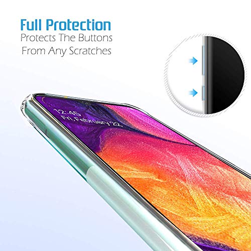Image of TheGiftKart Best Camera Protection Back Cover Case | Ultra Clear Soft Case | Inbuilt Dust Plugs & Anti-Slip Grip | Slim Back Case Cover for Samsung Galaxy A50s / A50 / A30s (Silicone, Transparent)