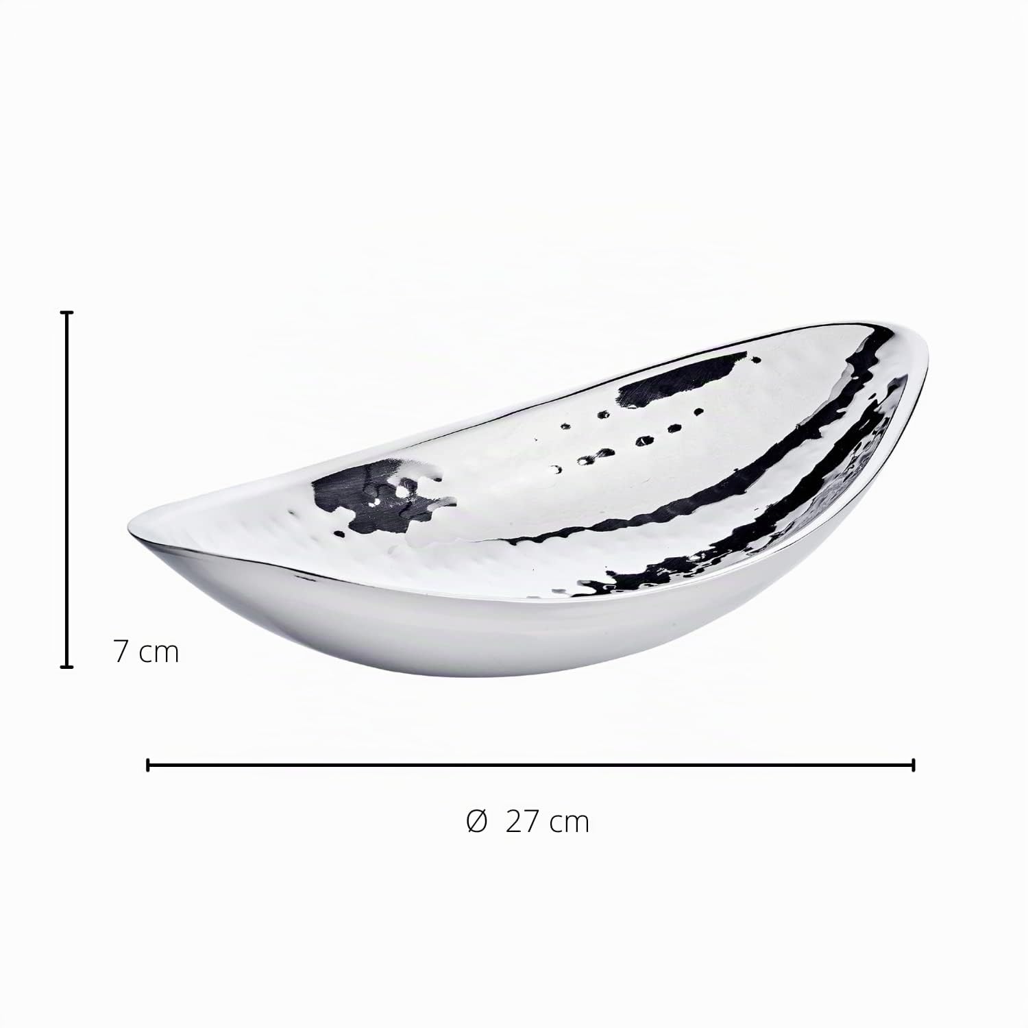Edzard Ciotola Halifax, Lunghezza 27 cm, Acciaio pregiato martellato