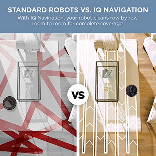 Shark IQ Robot Vacuum AV1002AE with XL Self-Empty Base, Self-Cleaning Brushroll, Advanced Navigation, Wi-Fi, Compatible with Alexa, 2nd Generation