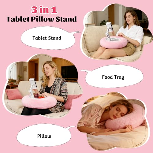 Support de Tablette Tactile Multi-Position avec 3 Bols à Collation