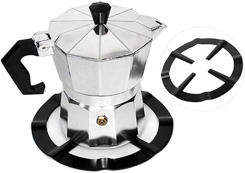 Miniatura 4 de Estante reductor de anillo de gas, estante para cafetera, de hierro inoxidable, ajustable, redondo, para horno, horno, resistente, resistente a