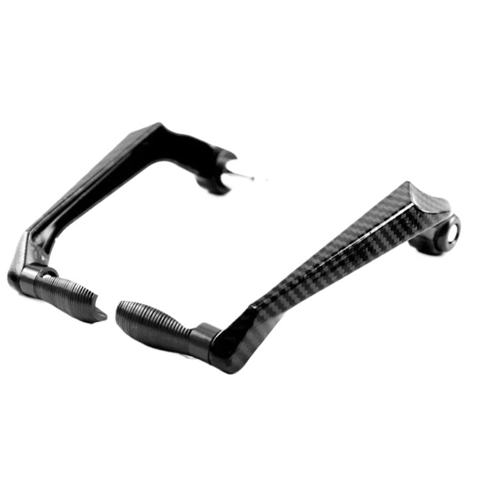 Hjtedhe Black Motorcycle Brake Protector Universal 7/8" Handlebar Protectors For Motorcycle Scooter Mountain Bikes Brake Lever Guard Cnc Aluminium(Black)