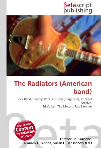 Photo de The Radiators (American band): Rock Band, Swamp Rock, OffBeat (magazine), Internet Archive, Ed Volker, The Meters, Fats Domino
