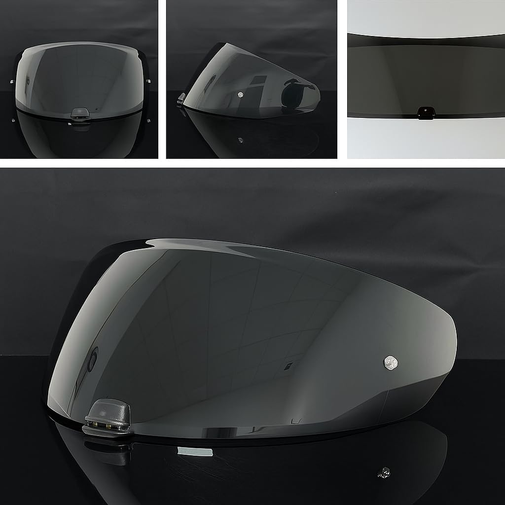 Replacement Helmet Visor for HJC I10, I70, HJ-31 Waterproof, UV Protection, Anti-Scratch, Wearproof Shield, Universal Face Shield Accessories (Dark Black)