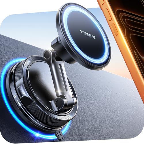TORRAS Magnetic Car Phone Holder with Strong Suction