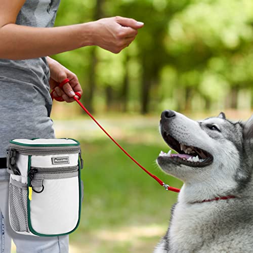 PETCUTE Dog Treat Pouch for Training,Waterproof Dog Walking Bag with Built-In Poop Waste Bags Dispenser - Image 2