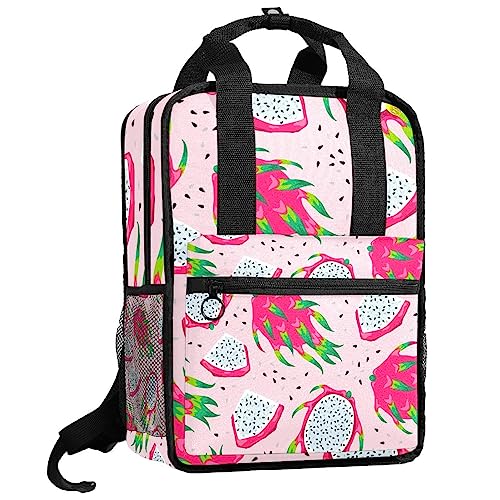 Sac à dos garçons réglable pour éviter le mal de dos avec motif pitayas