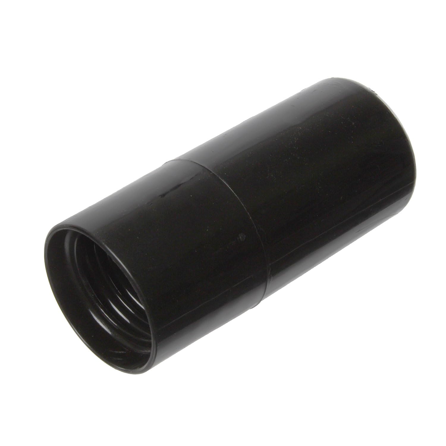Reliapart Black Universal Vacuum Hose Step Connector (32Mm X 38Mm) Compatible For 32Mm Hoses Plastic Spiral Fitting Reducer Coupler Adaptor Versatile Cleaning Attachment
