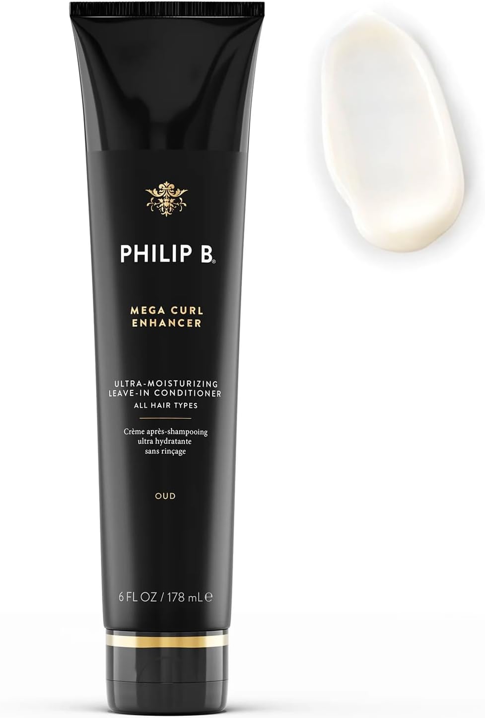 - Mega Curl Enhancer, 6 fl. oz. (178 ml) - Ultra-Moisturizing Leave-in Conditioner, Repairs Dry Strands, Tames Frizz