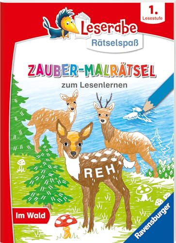 Ravensburger Leserabe Zauber-Malrätsel zum Lesenlernen: Im Wald (1....