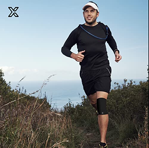 Body Helix Full Knee Compression Sleeve For Knee Pain Relief - Arthritis, Meniscus, Swelling, Acl, Sprains - Knee Sleeve For Women And Men - Hsa, Fsa Approved Knee Brace (Black, Medium) #TOP2