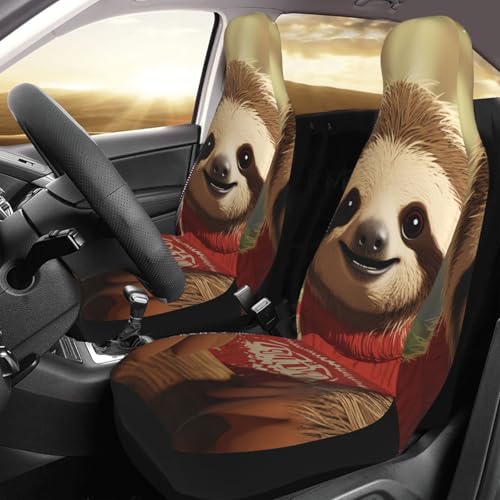 Housse de siège auto paresseux : lot de 2 protections respirantes universelles avant
