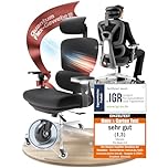 CLOUVOU ProSeat Bürostuhl Ergonomisch [TESTSIEGER] Schreibtischstuhl 100% individuell einstellbar | Büro Stuhl & Gaming Stuhl | Computerstuhl Home Office Chair Ergonomic | Drehstuhl 150 kg