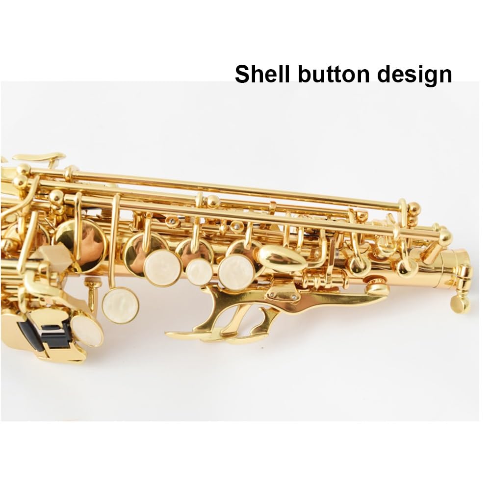 Sassofono Alto Mib In Ottone - Bocchino Plastica, Con Guanti E Accessori Pulizia - Foto 6