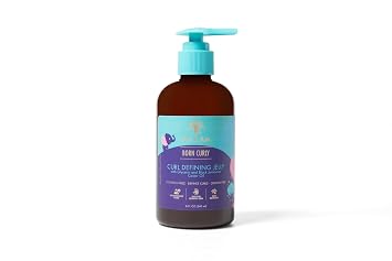 As I Am Born Curly Curl Defining Jelly for Baby & Kids 8 oz - Curl Styler with Jamaican Black Castor Oil & Glycerin - Defines Curls, Controls Frizz & Soft Hold - Vegan & Cruelty Free