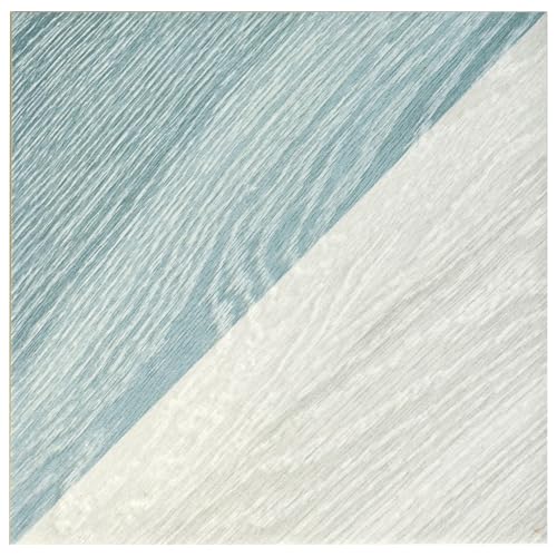 SomerTile FGF7TMBL Taco Blue Ona Melange Porcelain Floor and Wall Tile, 6.5" x 6.5", 20 Piece
