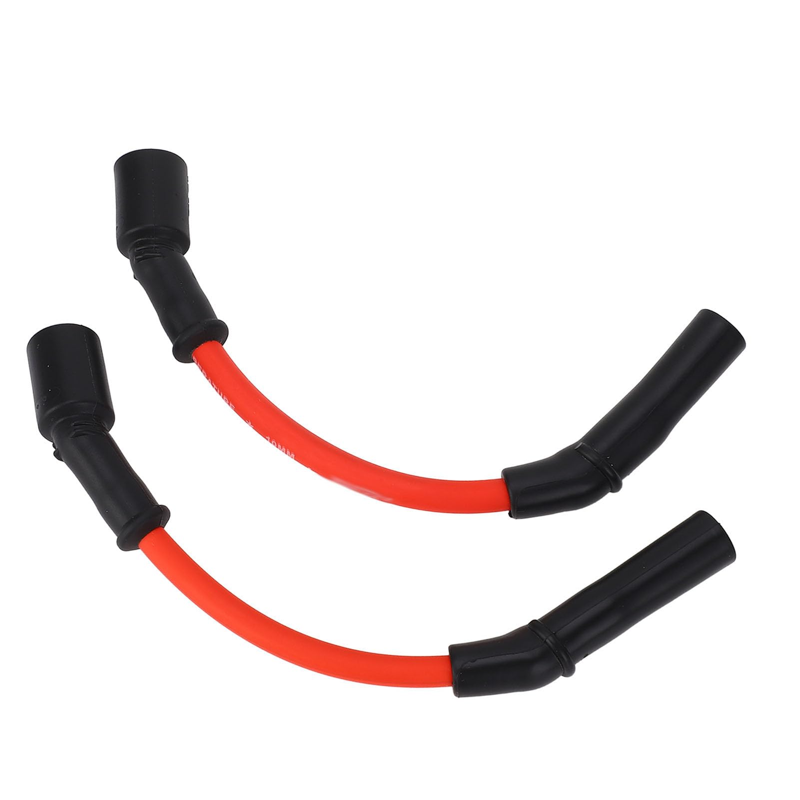 2 Pcs 10,4 Mm Filo per Candele Set Kit di Filo di Accensione a Spina Ad Alta Efficienza per Macchine in Serie XB9 XB12 (Rosso)