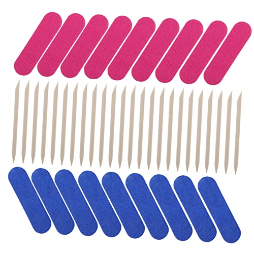 Ipetboom 100 Piezas De Manicura De Palo Naranja Juego De Pie De Pie Eléctrico Depurador De Pie De Pie Esmalte De Uñas