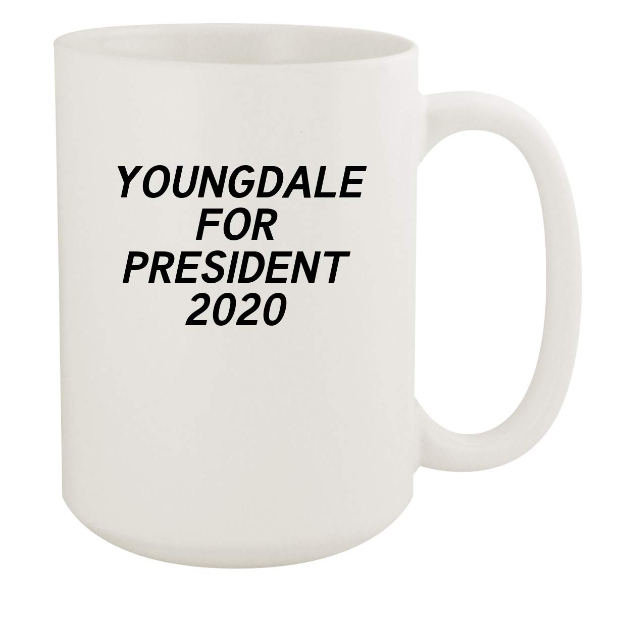 Youngdale For President 2020 - Ceramic 15oz White Mug, White