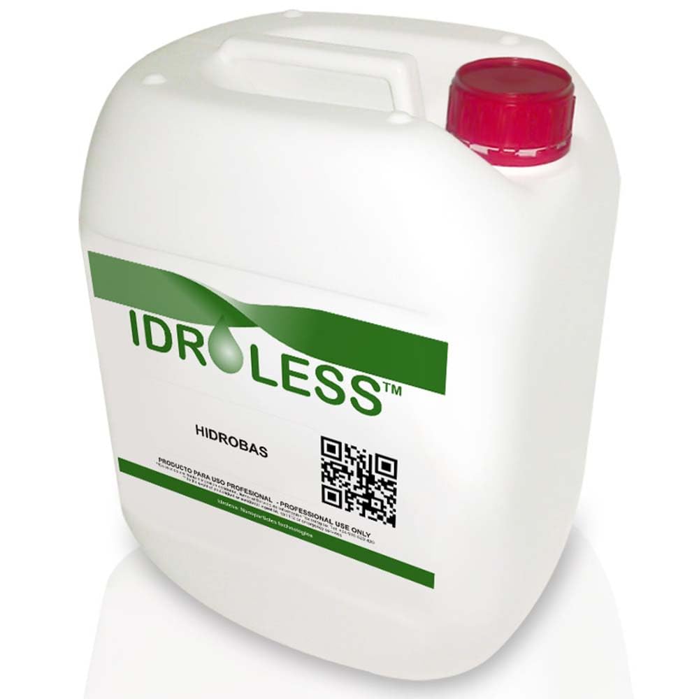Hidrobas 10L Hidrófugo Impermeabilizante Antihumedad Bajo Impacto Ambiental | Transpirable, incoloro y sin disolventes. No crea capa. Impermeabiliza e hidrofuga fachadas y tejados sin cambiar el tono.