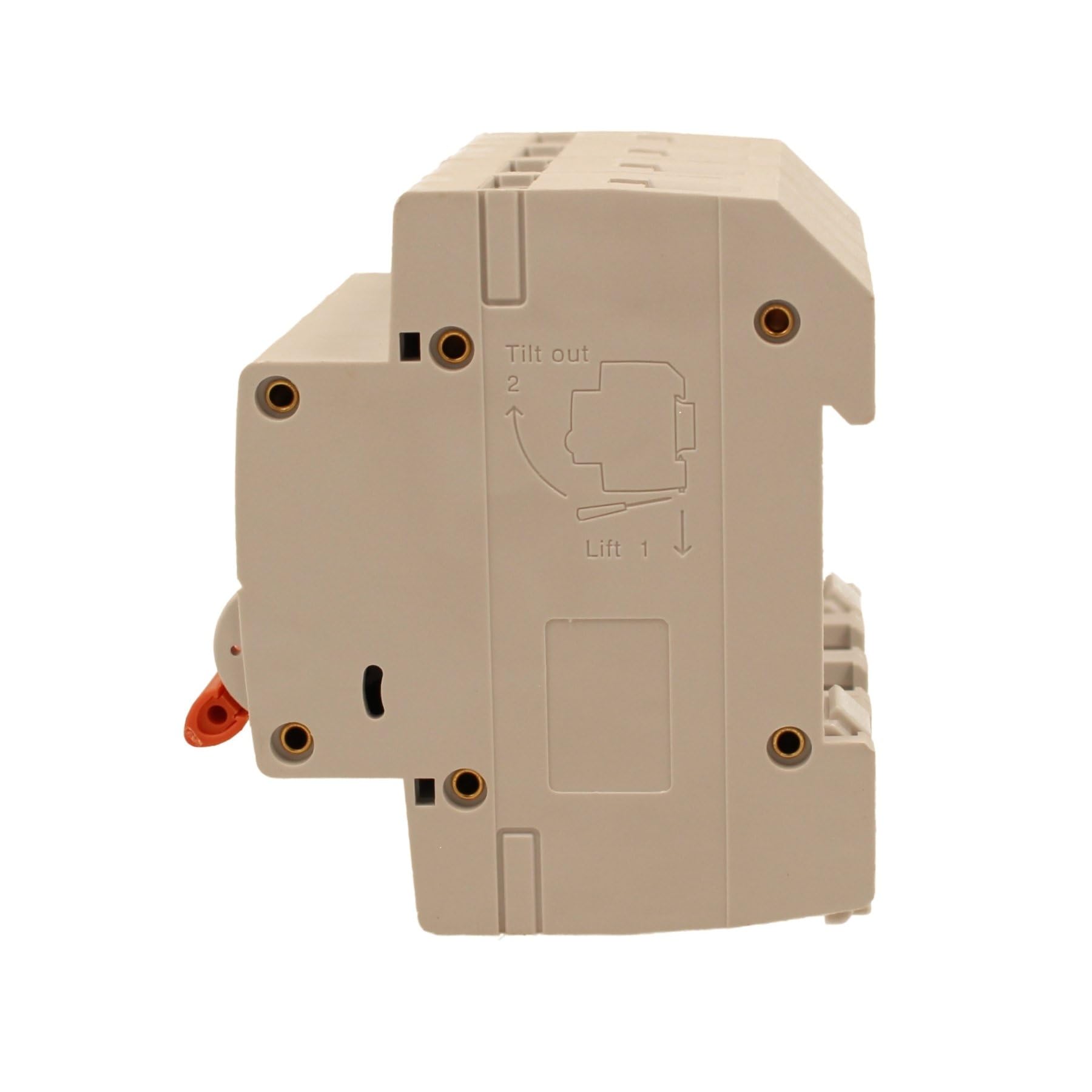 Interrupteur magnétothermique triphasé 4P 40A C40, courbe C 6kA, 4 modules DIN 380 V AC, certifié IEC60898-1, série SB6L