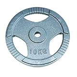Disco de Pesas con Agarre 30mm Viok Sport - Fabricado en Hierro Macizo - Pesos de 1.25kg a 20kg para Entrenamiento Funcional y Musculación en Casa y en el Gimnasio (1.25, Kilogramos)