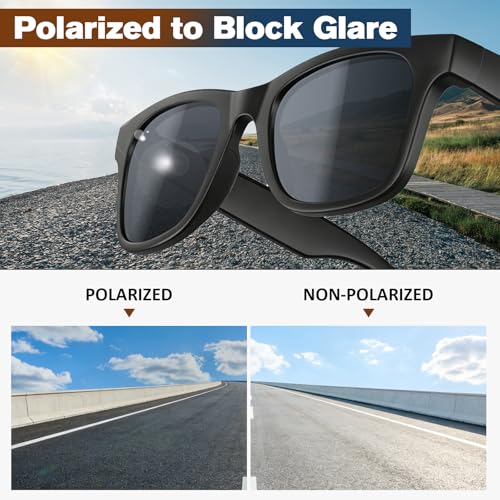 Image of Yeahxing Lenses Compatible with Ray-Ban Meta Glasses Gen 2 /1 /Wayfarer | Polarized lenses for 53mm Large /50mm Regular Wayfarer. Fits RW4006 /RW4012 /RW4008. UV protection, scratch-resistant.
