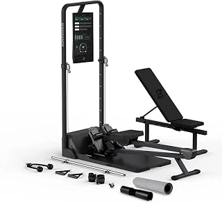 Speediance Gym Monster 2 - Gimnasio en Casa Inteligente Todo en Uno con Resistencia Digital de 100kg, Máquina de Poleas Dual, Banco Ajustable y Pantalla Entrenamiento IA, + 700 Entrenamientos Guiados