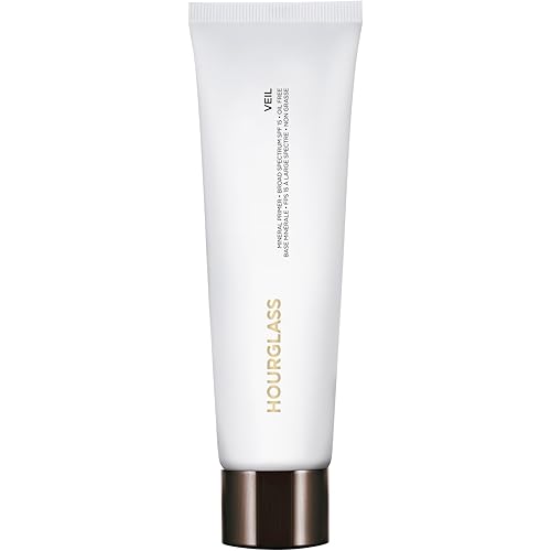Hourglass Veil Mineral Primer, Face Primer That Extends Face Makeup Wear, Creates Smooth, Even Skin, Conceals Redness, and Minimizes Pores, Lines and Wrinkles, Oil-Free and SPF 15 Protection